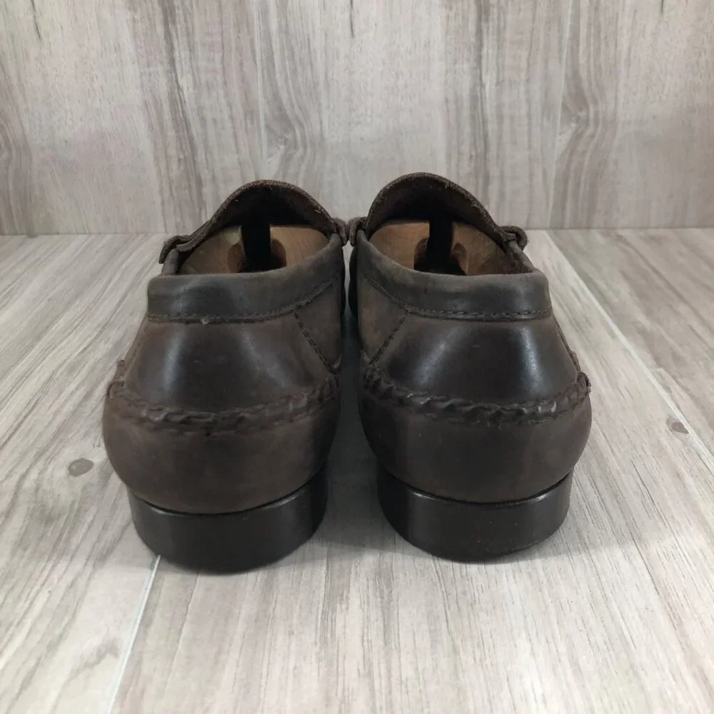 Sandro Moscoloni Loafers Mens 8D Brown Leather Slip On Shoes